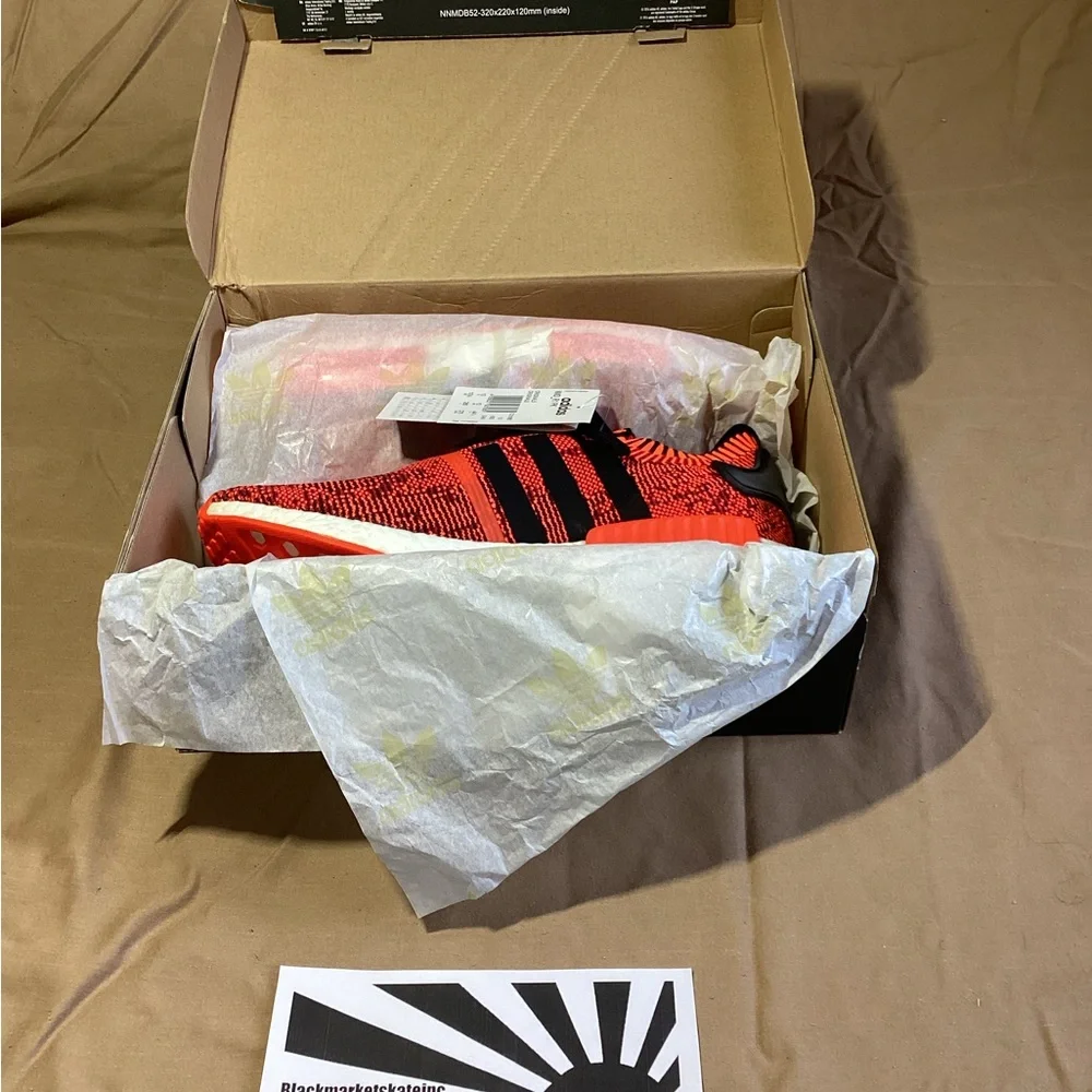 Adidas NMD_R1 Primeknit AI Camo Pack 1 of 900 Red Apple 2.0 CQ1865 Men Size 10.5